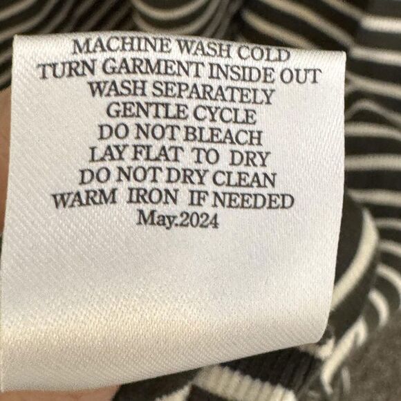 Z Supply Dress Size Small Army Green White Striped Sleeveless Maxi Tank Stretch - Picture 10 of 10